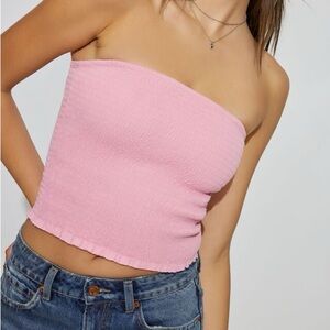 Garage Vera Smocked Tube Top - Size XS